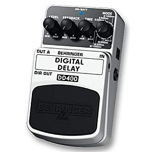Behringer DD400 Digital Delay Guitar Effects Pedal